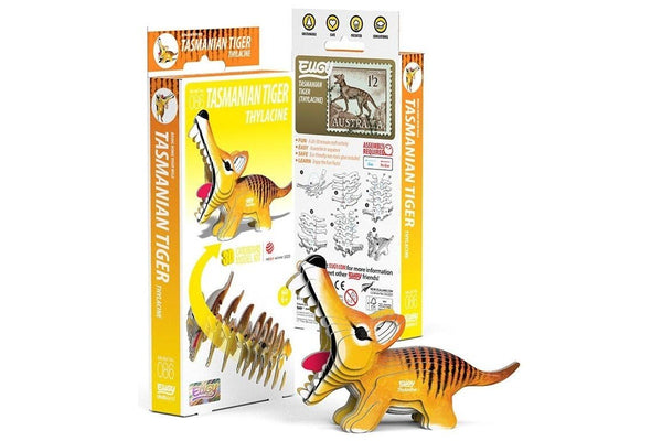 Eugy: Tasmanian Tiger - 3D Paper Model