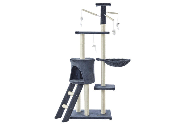 Zoomies Cat Scratching Post Tree 142cm - Blue