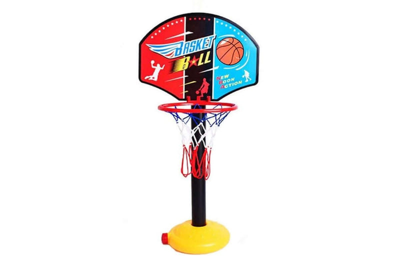 Basketball Hoop Adjustable Stand With Ball