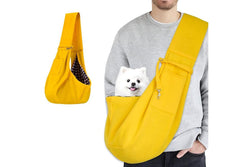 Zoomies Dog and Cat Sling Carrier - Yellow