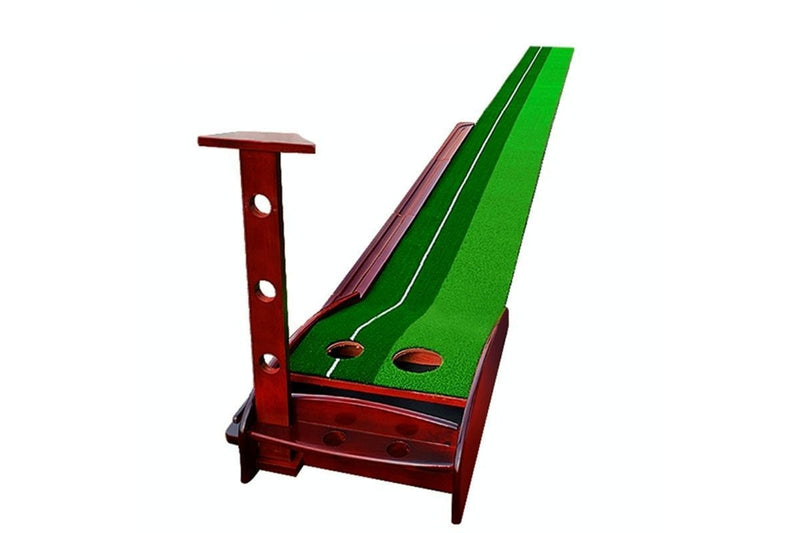 3M Golf Solid Wood Putter Trainer Practice Set Training Mat