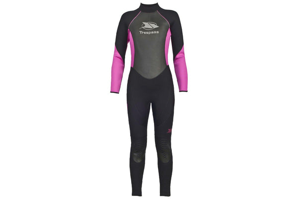 Trespass Womens/Ladies Aquaria Full Length Wetsuit (Black) (XS)