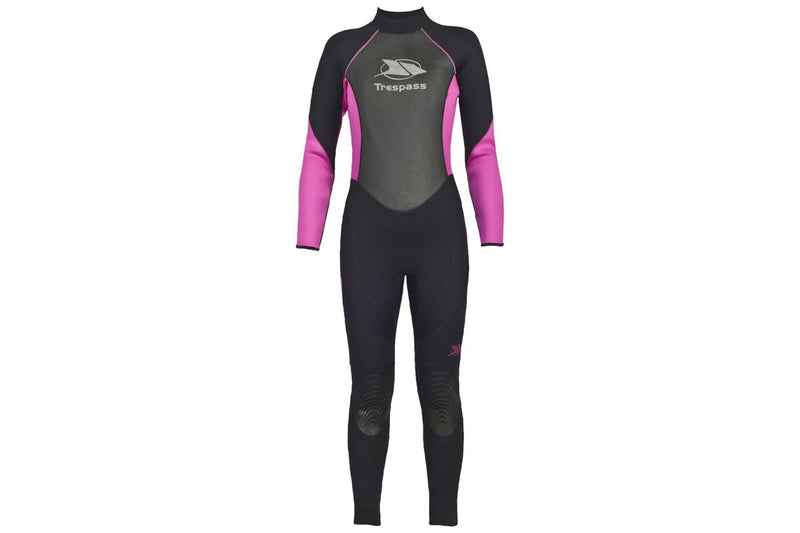 Trespass Womens/Ladies Aquaria Full Length Wetsuit (Black) (XXS)