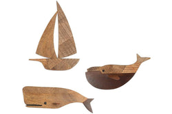 Crane Baby: Wooden Wall Decor Set - Caspian Sea (3 Piece Set)