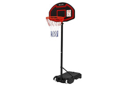 Everfit 2.1m Adjustable Portable Basketball Stand Hoop System Rim Black