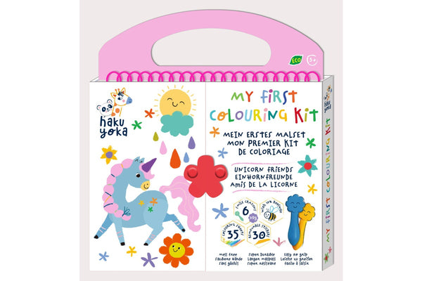 Haku Yoka: My First Colouring Kit - Unicorn Friends