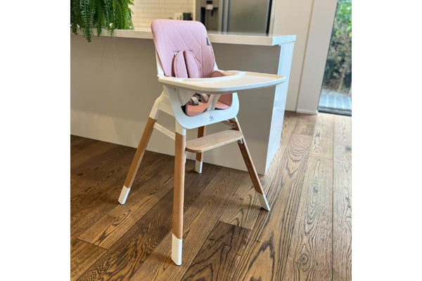 Moose Baby: Ted High Chair - Pink