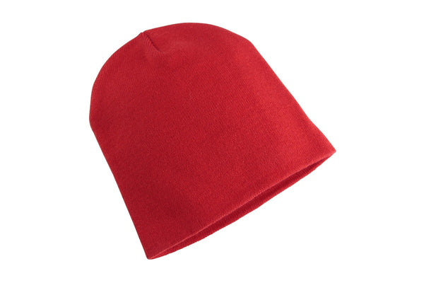 Yupoong Flexfit Unisex Heavyweight Standard Beanie Winter Hat (Red) (One Size)