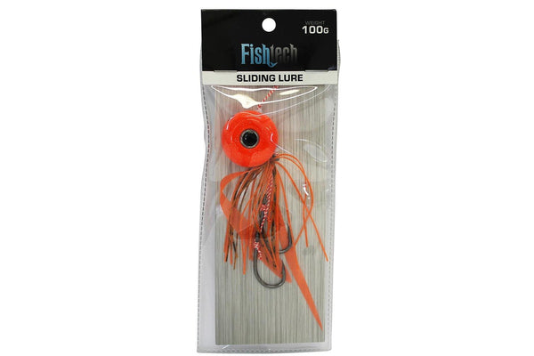 Fishtech 100g Slippery Slider Lure - Orange