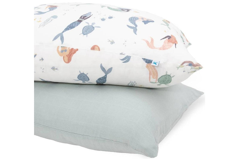 Little Unicorn: Pillowcase Set - Mermaid Party (2 Pack)