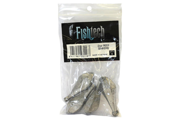 Fishtech Reef Sinkers 2oz x 4