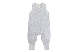 Woolbabe Duvet Sleeping Suit - Pebble Wilderness (1 year)