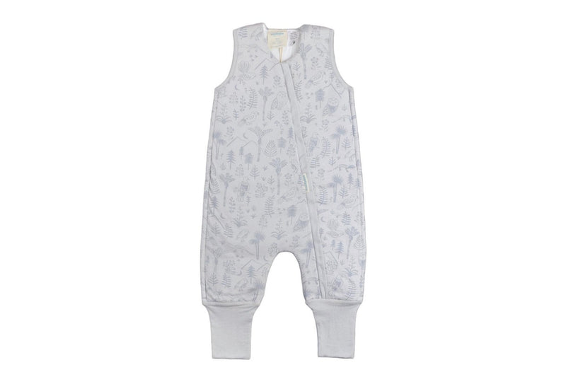 Woolbabe Duvet Sleeping Suit - Pebble Wilderness (1 year)