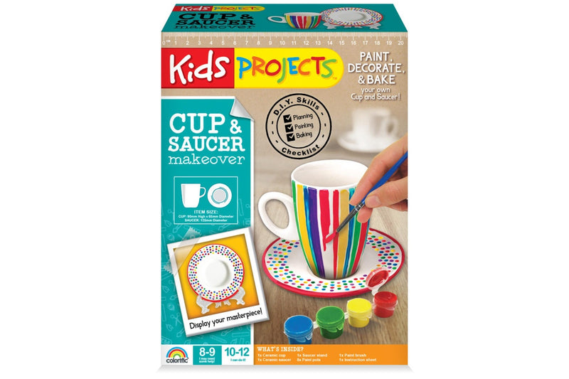 Kids Projects: Cup And Saucer Makeover