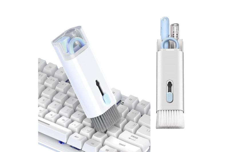 7 in 1 Multifunction Cleaner Kit for Airpod Keyboard Cleaning Soft Brush Blue