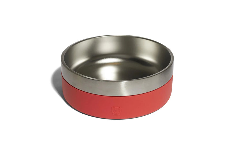 Zee.Dog: Stainless Steel Tuff Dog Bowl - Coral