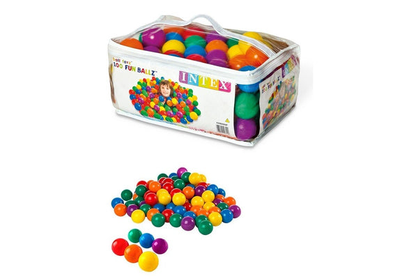 Intex: Fun Ball - Small Plastic Ball Set (100 piece)