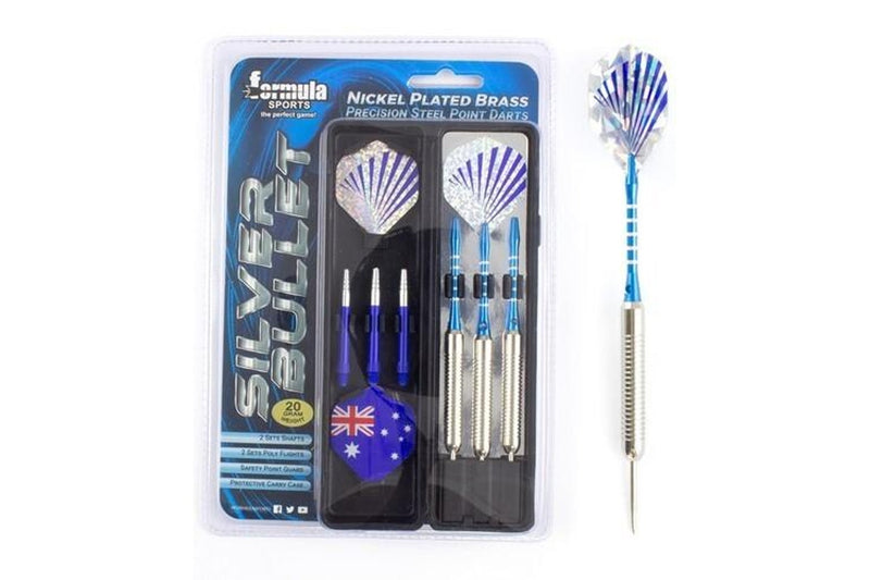 Formula Sports Dart Gift Pack Silver Bullet Nickel Plated (22g)