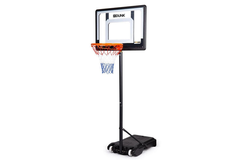 Dr.Dunk Adjustable Basketball Stand System Kids Hoop Portable Height Rim Ring - One Size