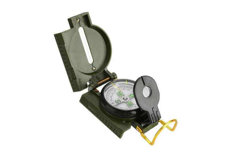 2Pcs Multifunction Portable Folding Lens Compass Military Boat Dashboard Navigation Mount Outdoor Camping Hiking Surviva - Standard