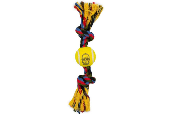 Star Wars: Tennis Ball Rope Toy - C3-PO