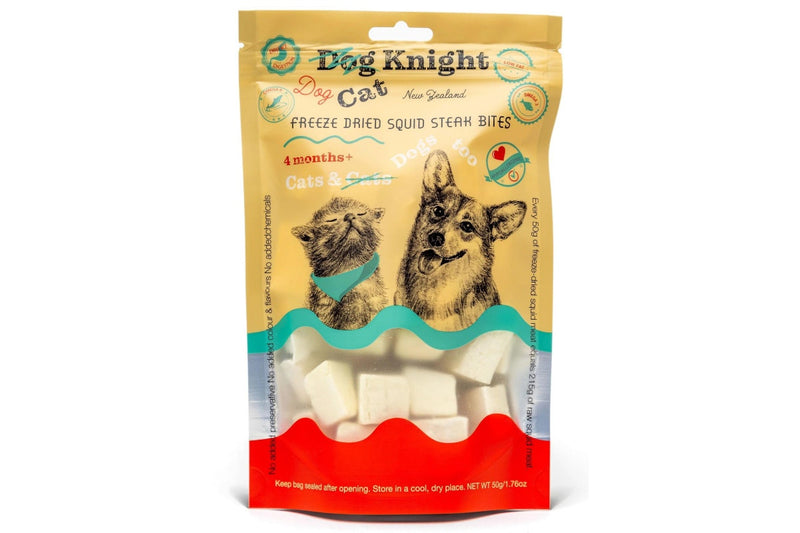 Dog Knight: Freeze Dried Squid Bites (50g)