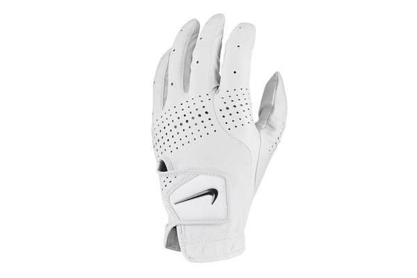 Nike Tour Classic III Leather Golf Glove (White/Black) (M)