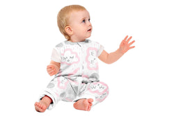 Baby Studio: Coolies No Arms 1.0 Tog - Pink Clouds (6-12 Months)