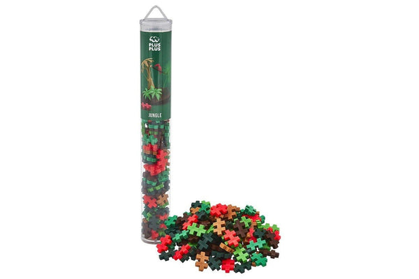 Plus-Plus: Jungle Mix Tube (100pc)