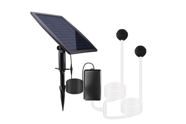 Solar Powered Air Pump Kit 2.5W Solar Panel