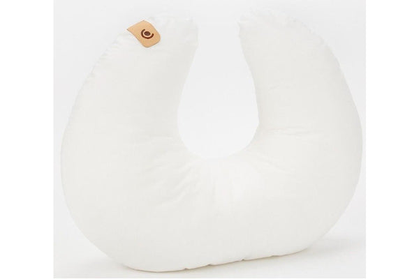 Cuddle Co: Organic Cotton Feeding & Infant Support Pillow - White