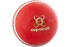 Readers Supaball Cricket Ball (Red/White/Gold) (One Size)