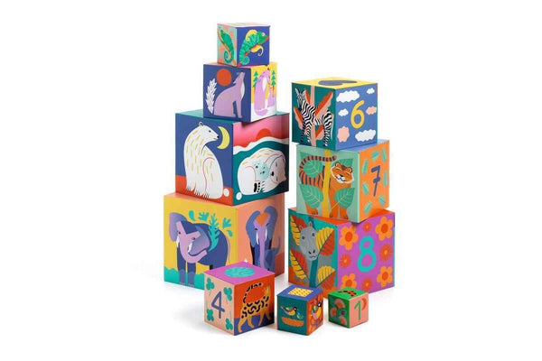 Djeco: Wild Animal Blocks