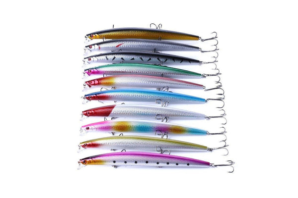 18cm 26g Long Distance Casting Sea Fishing Minnow Baits 10 Colours