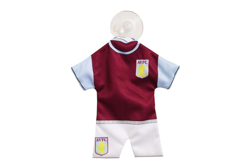 Aston Villa FC Football Kit Car Hanger (Claret Red/Blue/White) (One Size)