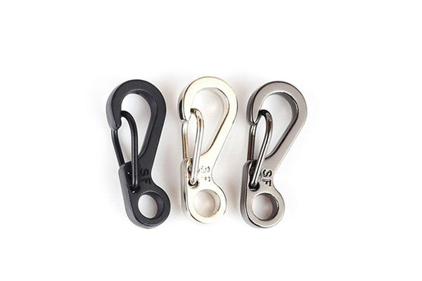 20 Pcs Equipment Survival Paracord Carabiner Snap Mini Sf Spring Clip Camping Hiking Hook Backpack Tactical Buckle - Standard