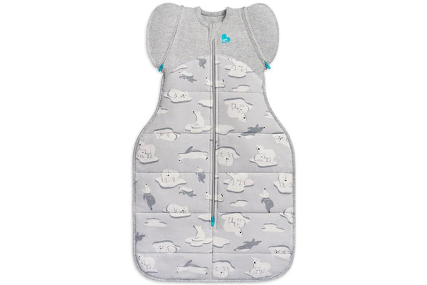 Love to Dream: Swaddle Up Transition Bag Cold 3.5 TOG - South Pole Grey (Medium)