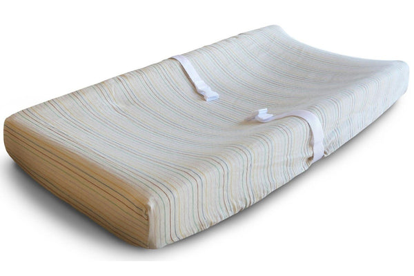 Mushie: Changing Pad Cover - Retro Stripes