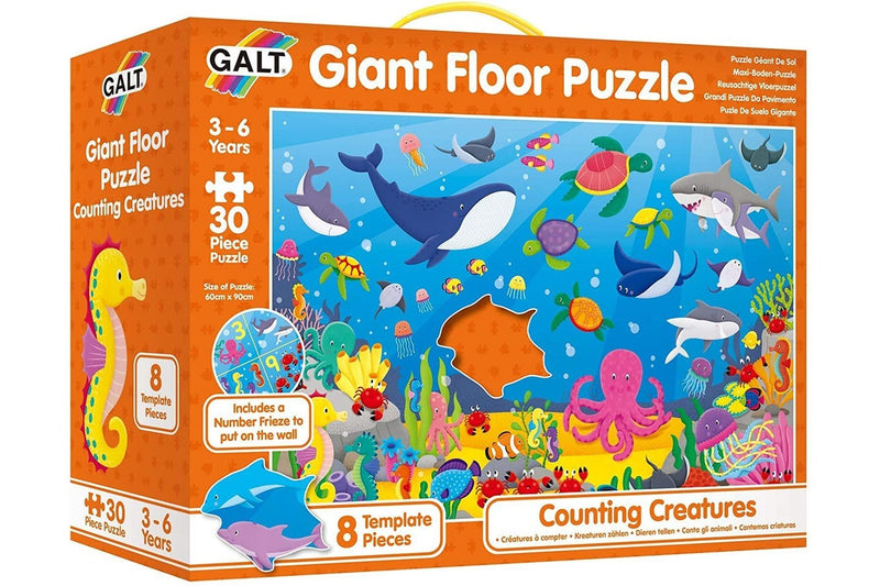 Galt: Giant Floor Puzzle - Counting Creatures (30pc)