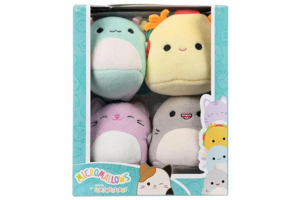 Micromallows: Gordon, Tex, Tabitha & Irina - 2.5" 4-Pack Plush