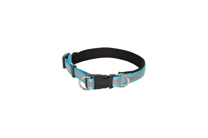 Jackson Pet Co Reflective Dog Collar (Blue) (S-M)