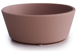 Mushie: Silicone Suction Bowl - Cloudy Mauve