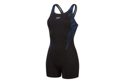 Speedo Womens/Ladies Hyperboom Splice Legsuit (Black/Blue) (6 UK)