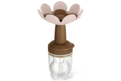 Haakaa: Flower Fresh Food Feeder & Cover Set - Blush