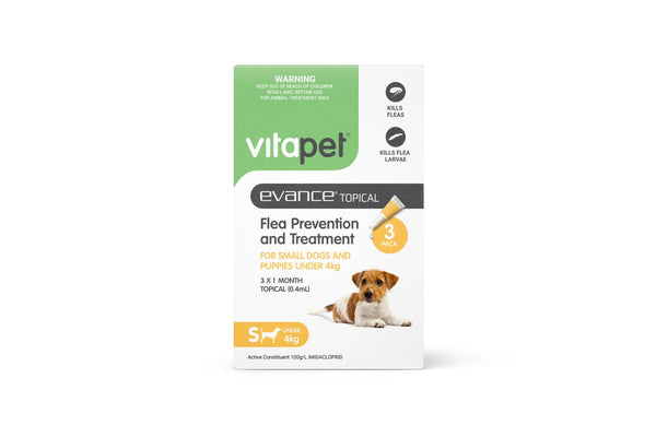 Vitapet: Evance for Dogs Under 4kg (3 Pack)