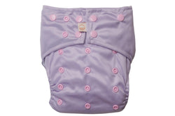 Nestling: Sassy Snap Nappy Complete - Lilac (One Size)