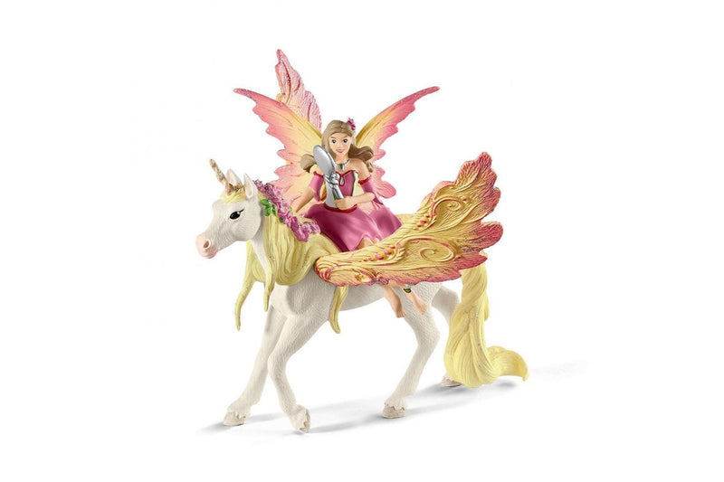 Schleich : Fairy Feya with Pegasus Unicorn