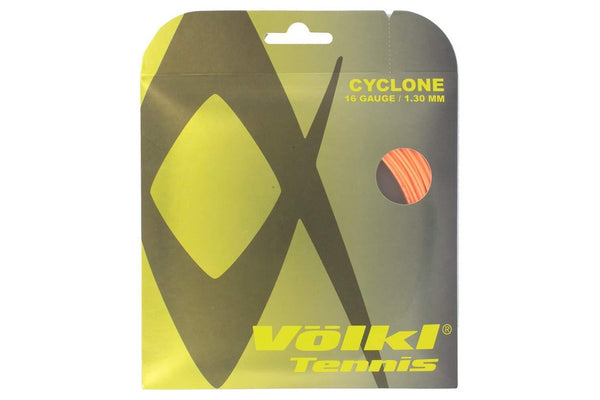 1 Pack Volkl Cyclone 16g/1.30mm Tennis Racquet Strings - Fluro Orange