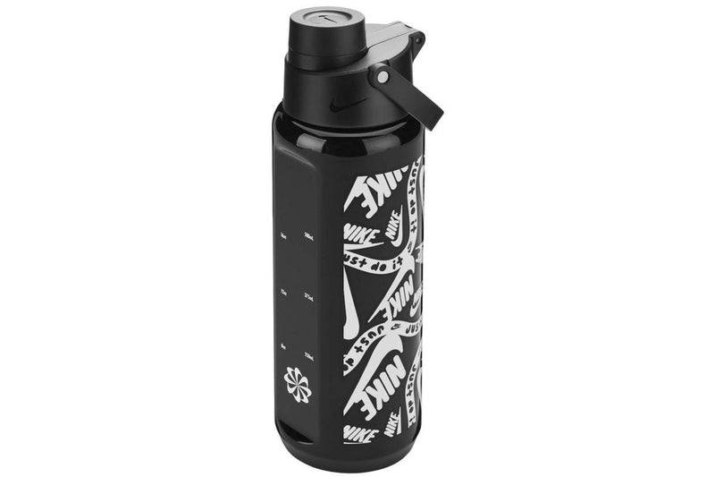 Nike TR Renew Recharge Chug Bottle - Graphic Black / White (710ml)