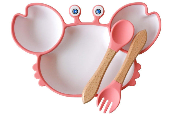 LaVida: Silicone Bowl Set - Pink Crab